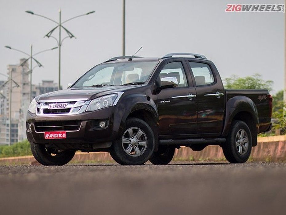 The D-Max V-Cross is the only vehicle from Isuzu that one can buy