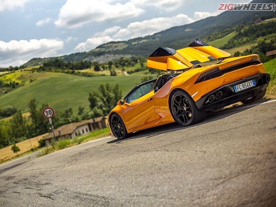 The Lamborghini Huracan Spyder