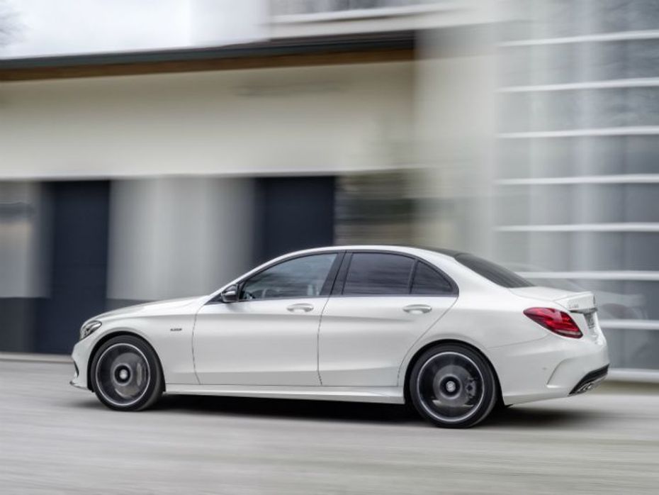 Mercedes C43 AMG in action
