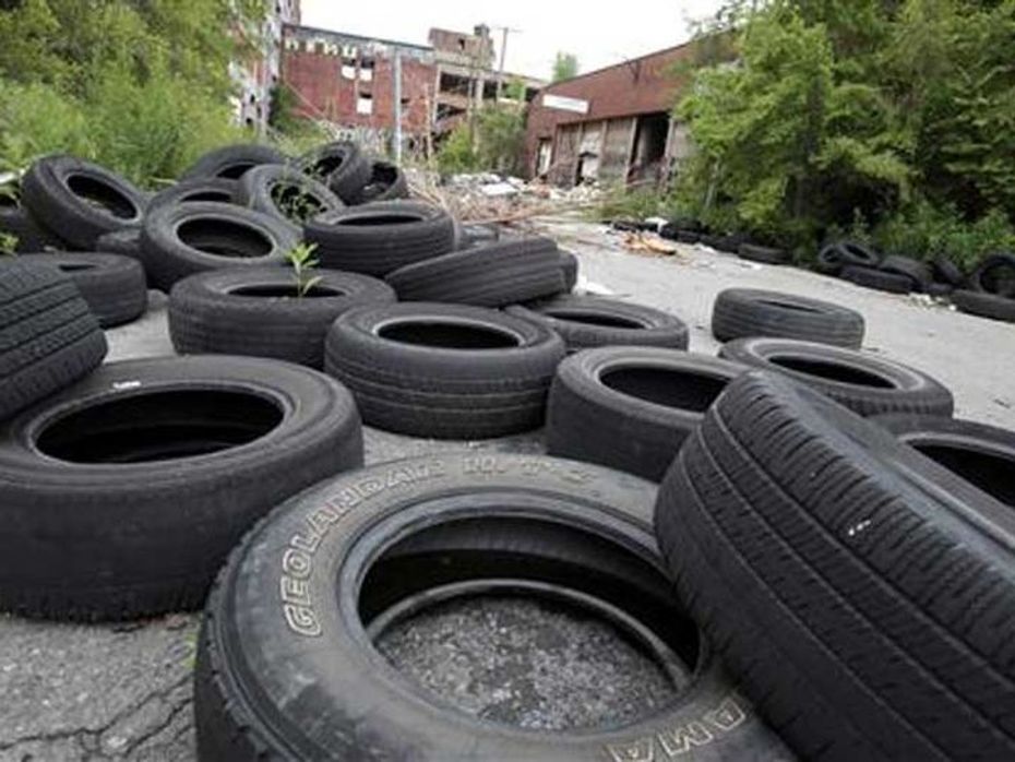 Discarded tyres India