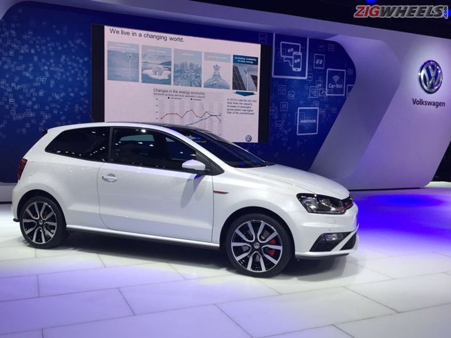 Polo GTI at the 2016 Auto Expo