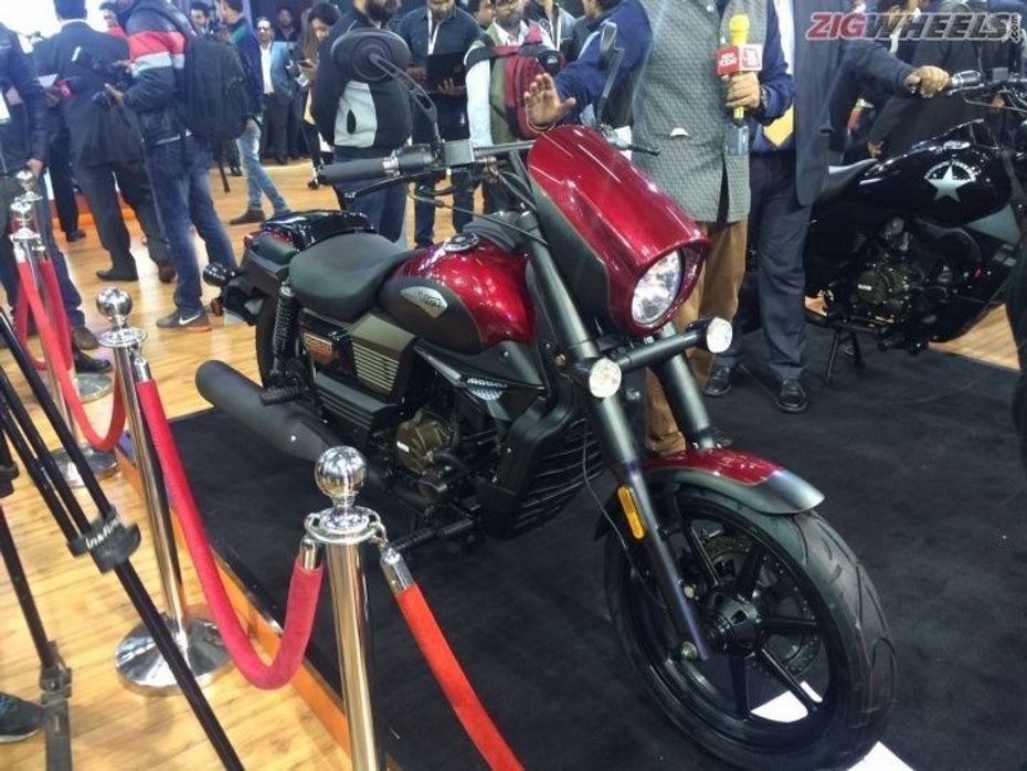 UM launched three bikes for India at the ongoing Auto Expo