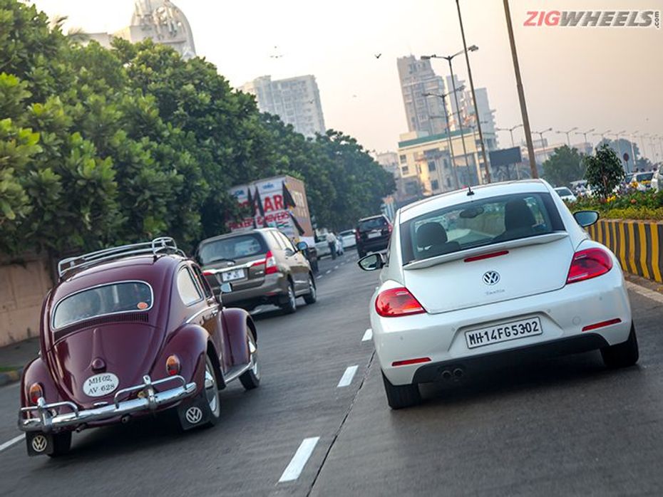 2016 Volkswagen Beetle vs 1963 Volkswagen Beetle rear image