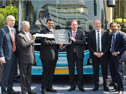 Delivery of Volvo Hybrid City bus