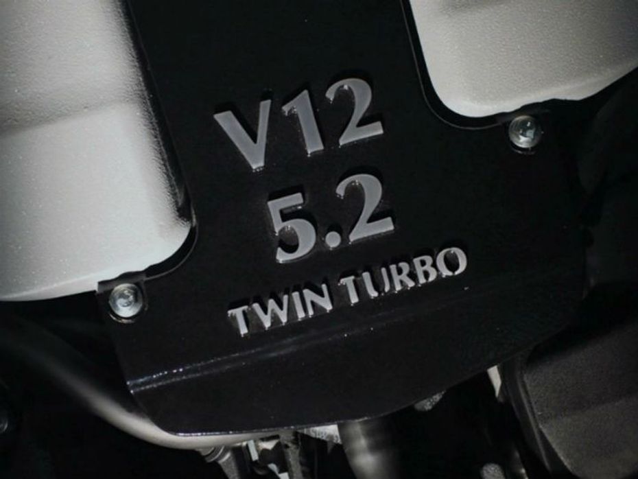 Aston Martin twin-turbo V-12 engine