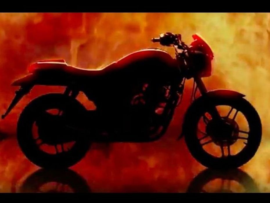 Bajaj V motorcycle teaser