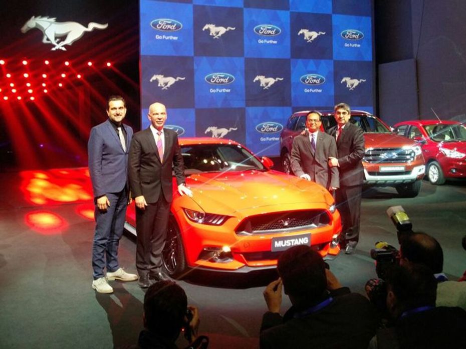 Ford Mustang unveiled in India