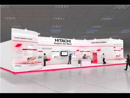 Hitachi Automotive 2016 Auto Expo concept booth