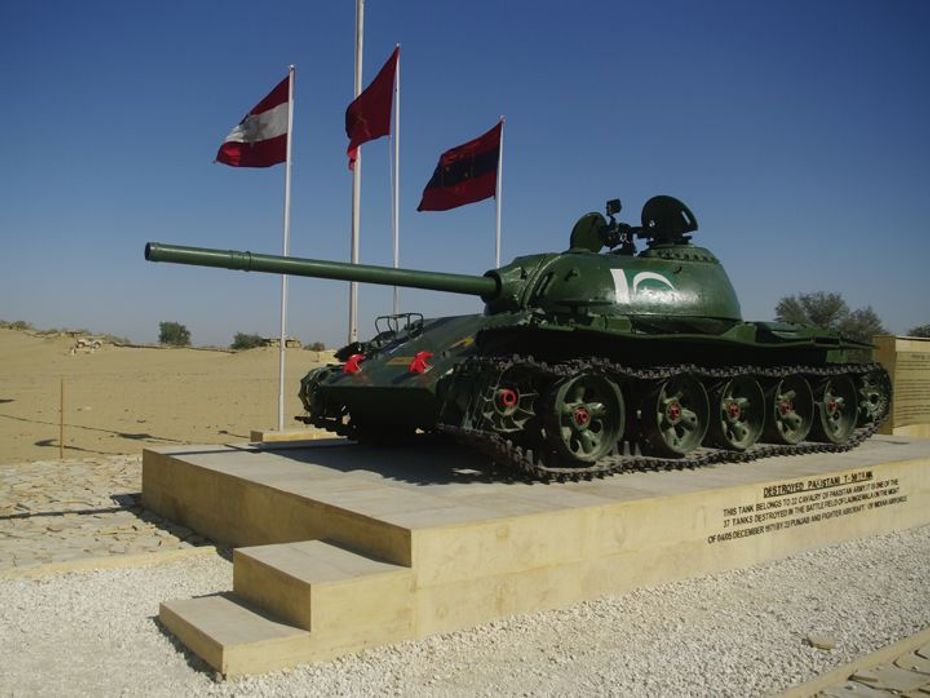 Pakistani T59 tanks at Longewala