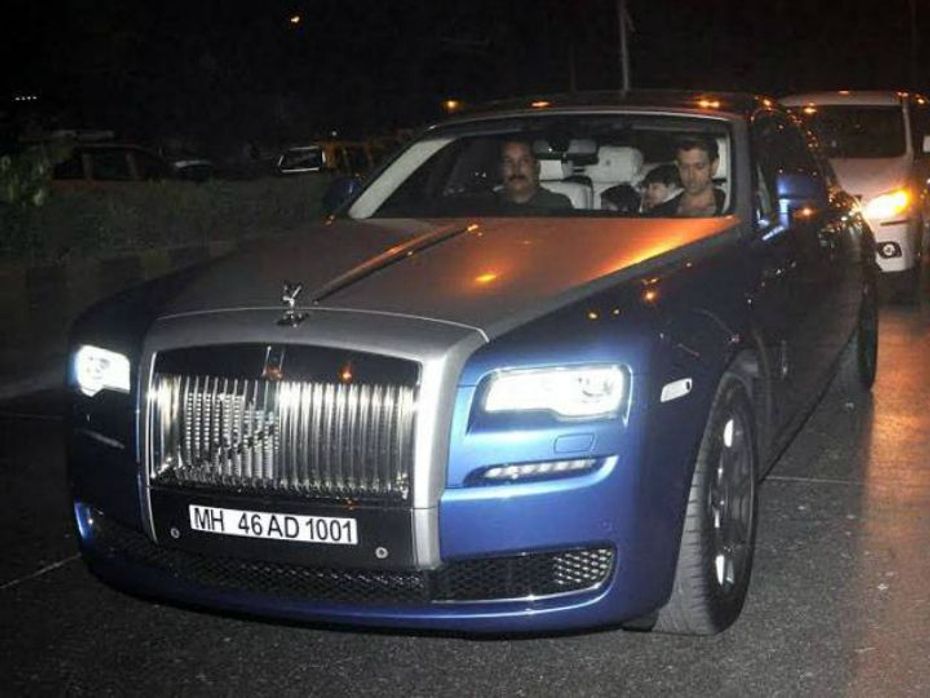 Hrithik Roshan in his Rolls-Royce Ghost Series II