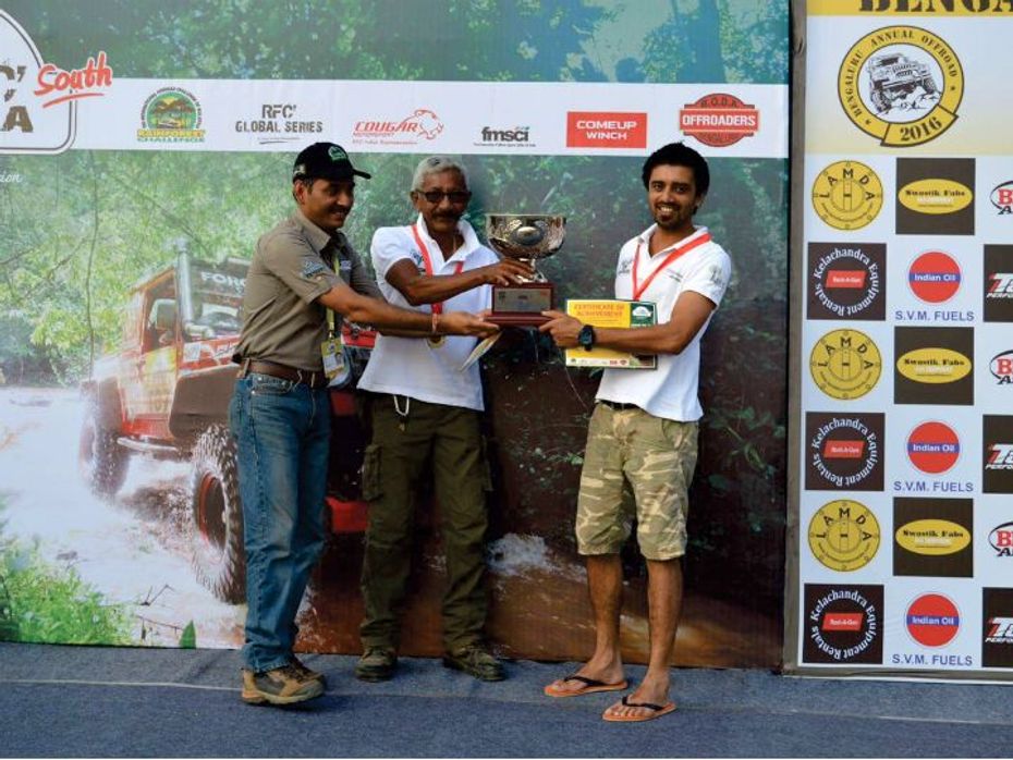 Rally legend Jagat Nanjapa wins south chapter of Force Gurkha RFC India 2016
