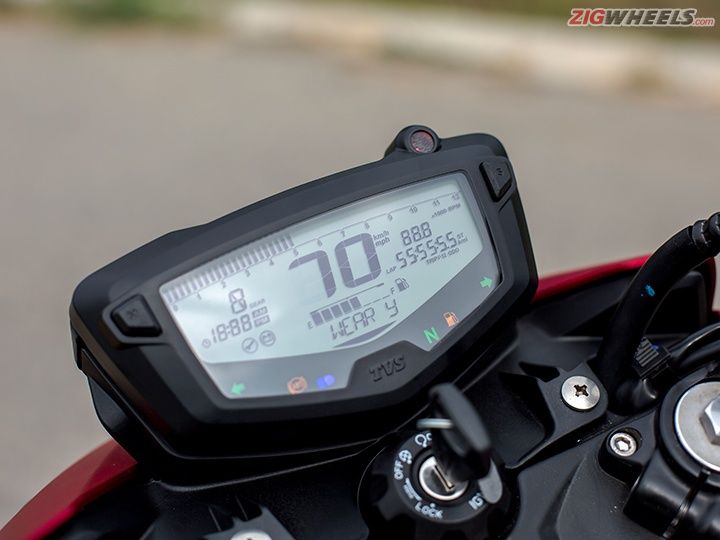 tvs apache 180 digital meter price