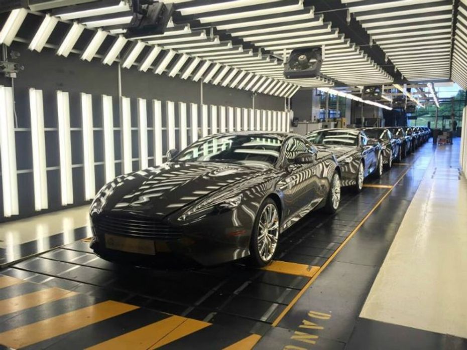 Aston Martin DB9 assembly