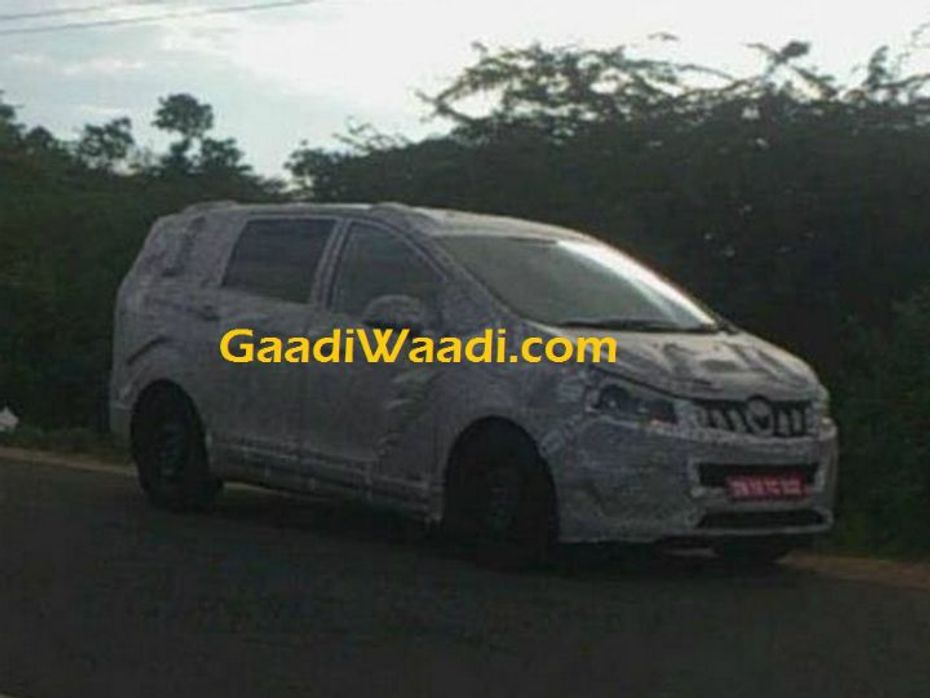 Mahindra MPV Spied - Front View