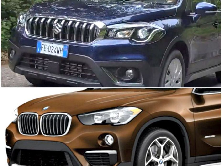 Suzuki S-Cross facelift shares resemblance with the BMW X1