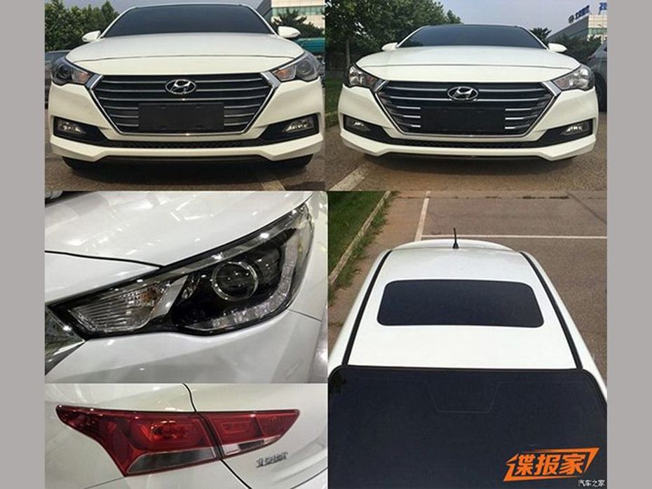 2017 Hyundai Verna front grille