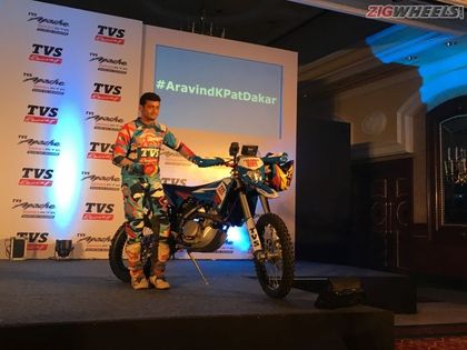 Aravind KP TVS Racing Dakar