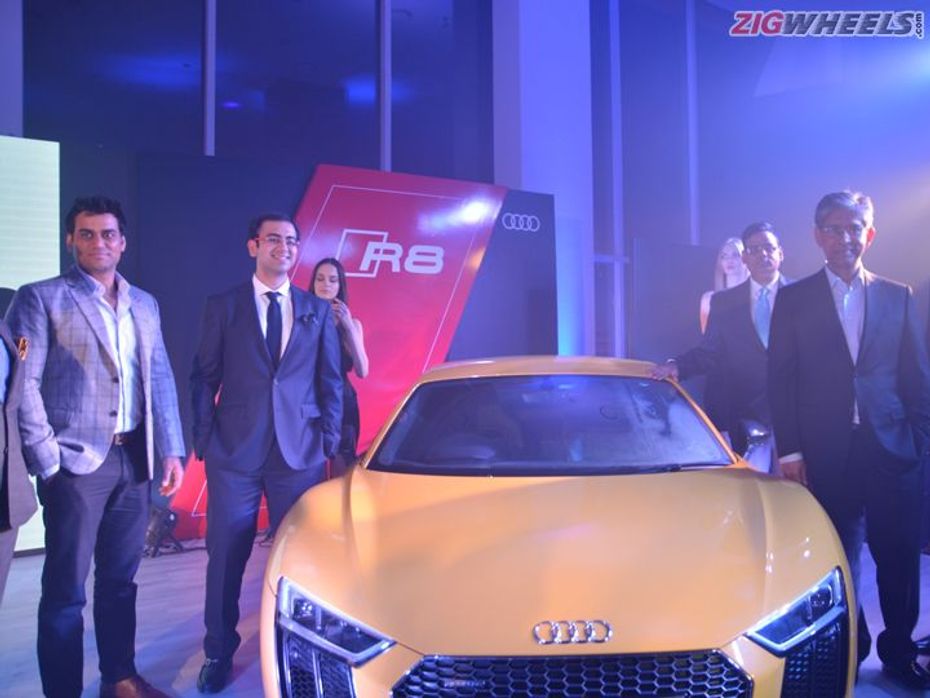 Audi R8 V10 Plus Unveiled At Audi Noida