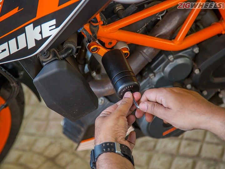 ktm 390 frame sliders