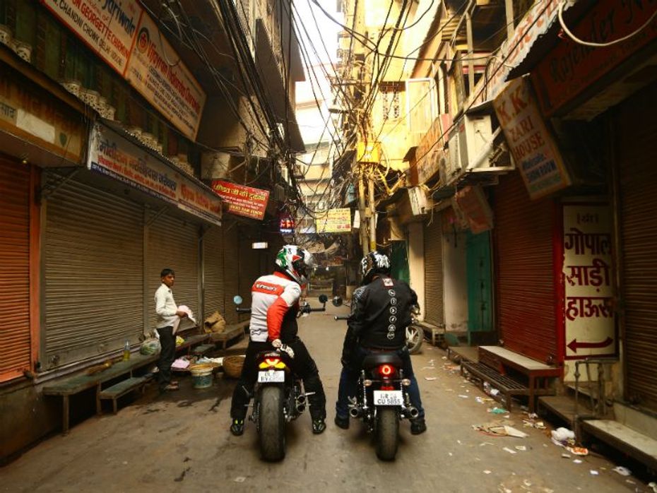 By lanes of old delhi