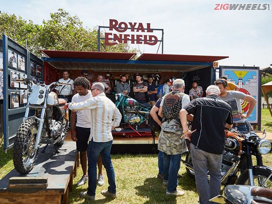 Royal Enfield at the event