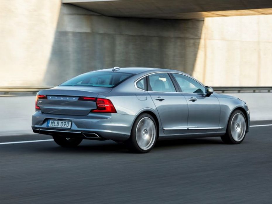 volvo S90 First Drive Review rear tracking 2