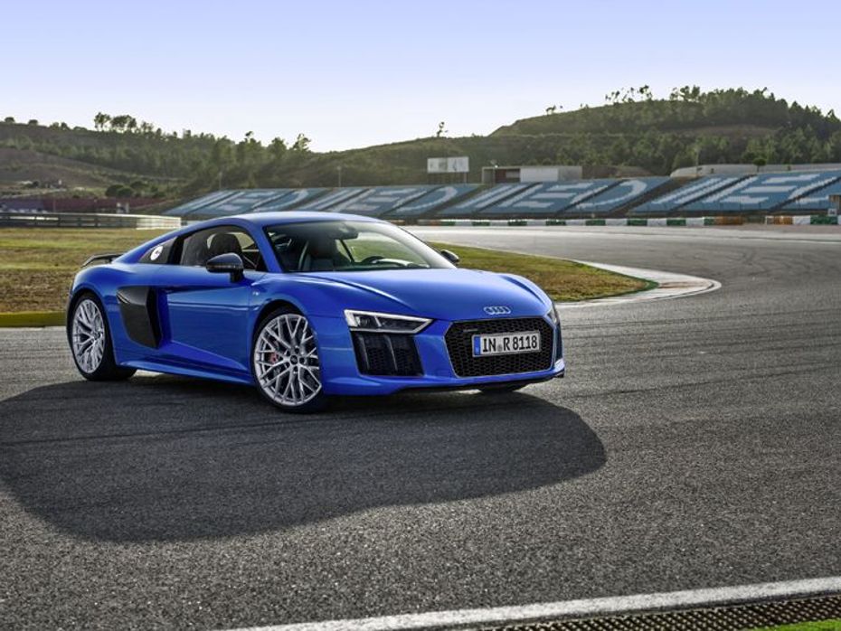 Audi R8 V10 Plus was launched in India at the 2016 Delhi Auto Expo