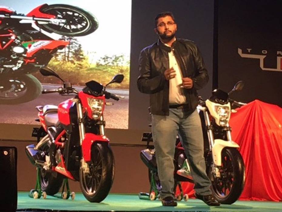 New bikes were shown at the Auto Expo