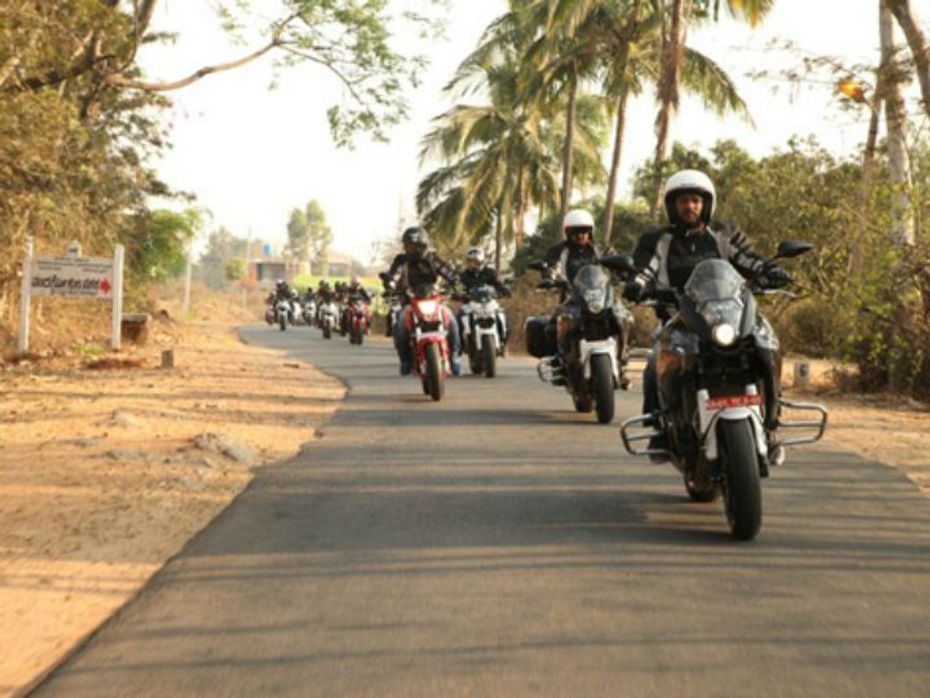 A bike ride was organised on the occasion