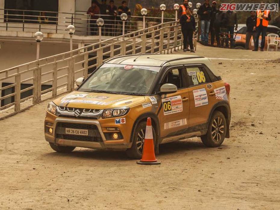 Maruti Suzuki Vitara Brezza in action