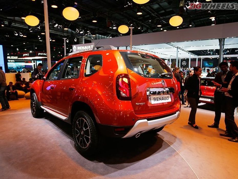 Facelifted Renault Duster rear
