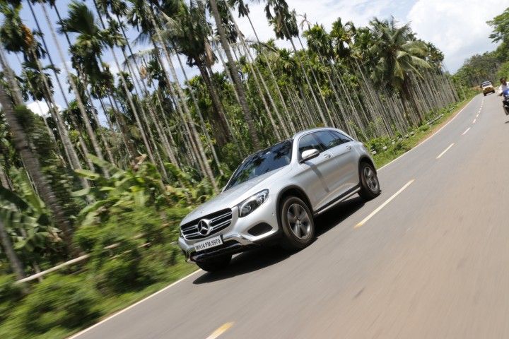 Mercedes-Benz GLC India Review front tracking Mercedes-Benz GLC India Review front tracking