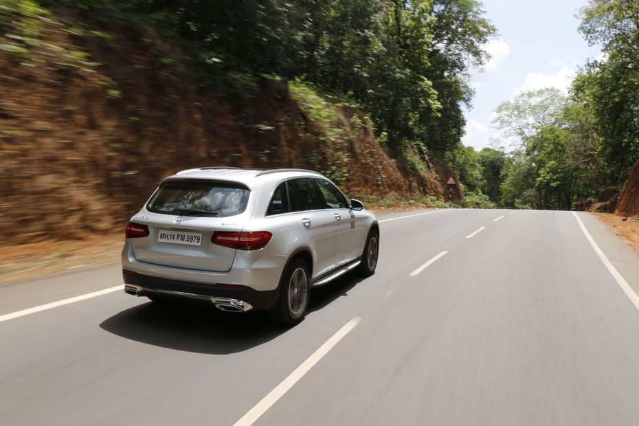 Mercedes-Benz GLC India Review rear tracking