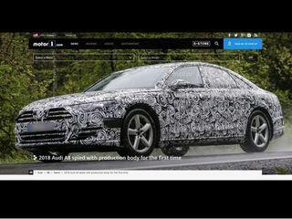 Upcoming Audi A8 Spied Testing