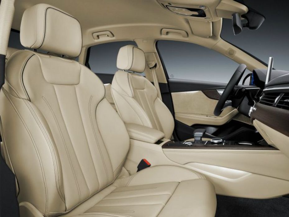 Audi A4 first drive review front seats