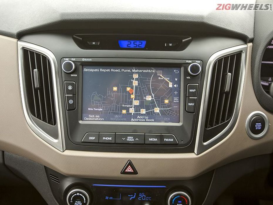Hyundai Creta navigation