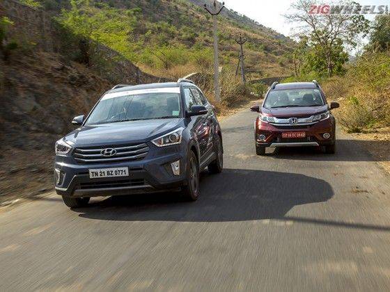 Honda Br V Vs Hyundai Creta Comparison Review Zigwheels