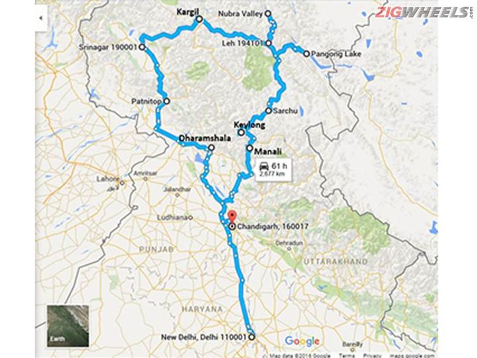 Mahindra-Mountain Trail event map