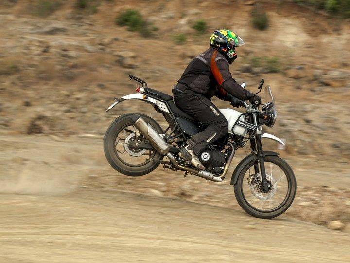 Royal Enfield Himalayan jump shot