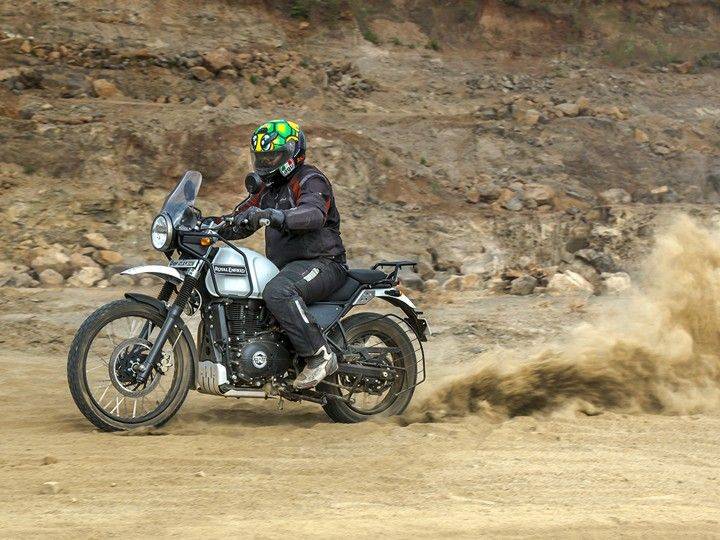 Royal Enfield Himalayan action shot