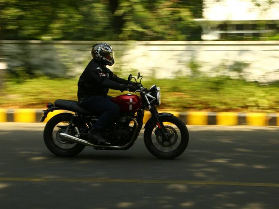 Bonneville Street twin side view