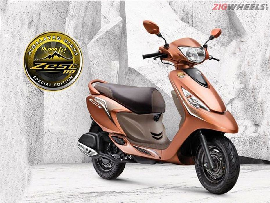 TVS Scooty Zest Himalayan Highs Edition