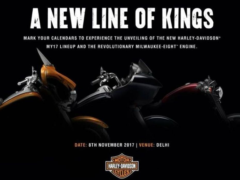 2017 Harley-Davidson Motorcycles Launching On November 8