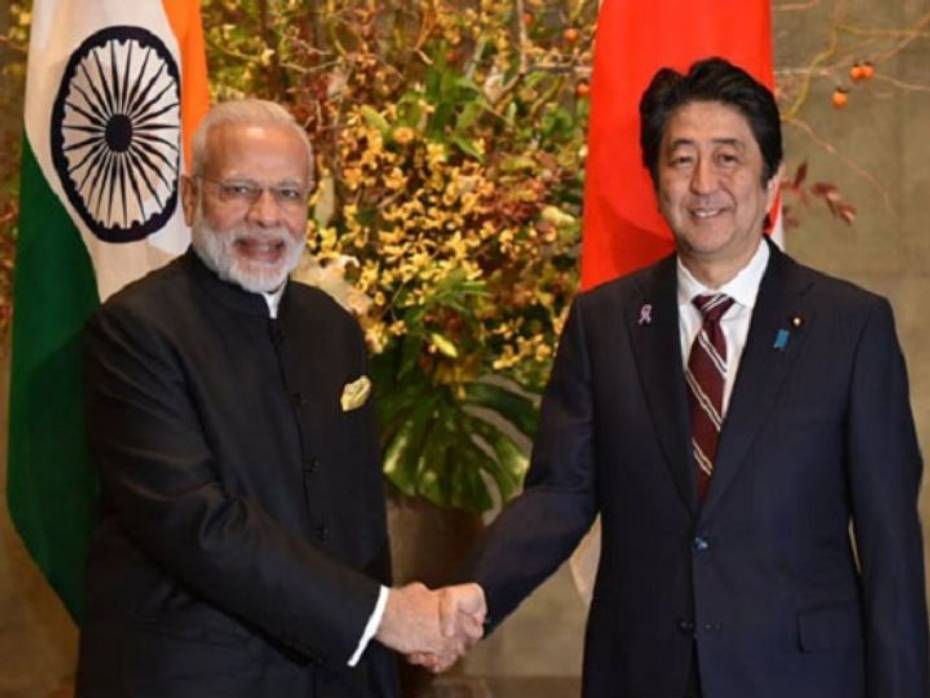 Narendra Modi With Shinzo Abe