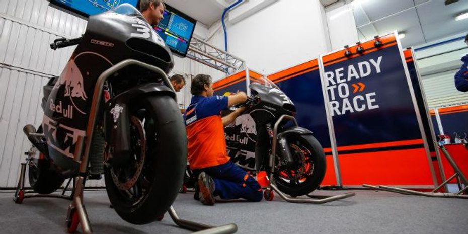 KTM MotoGP racers