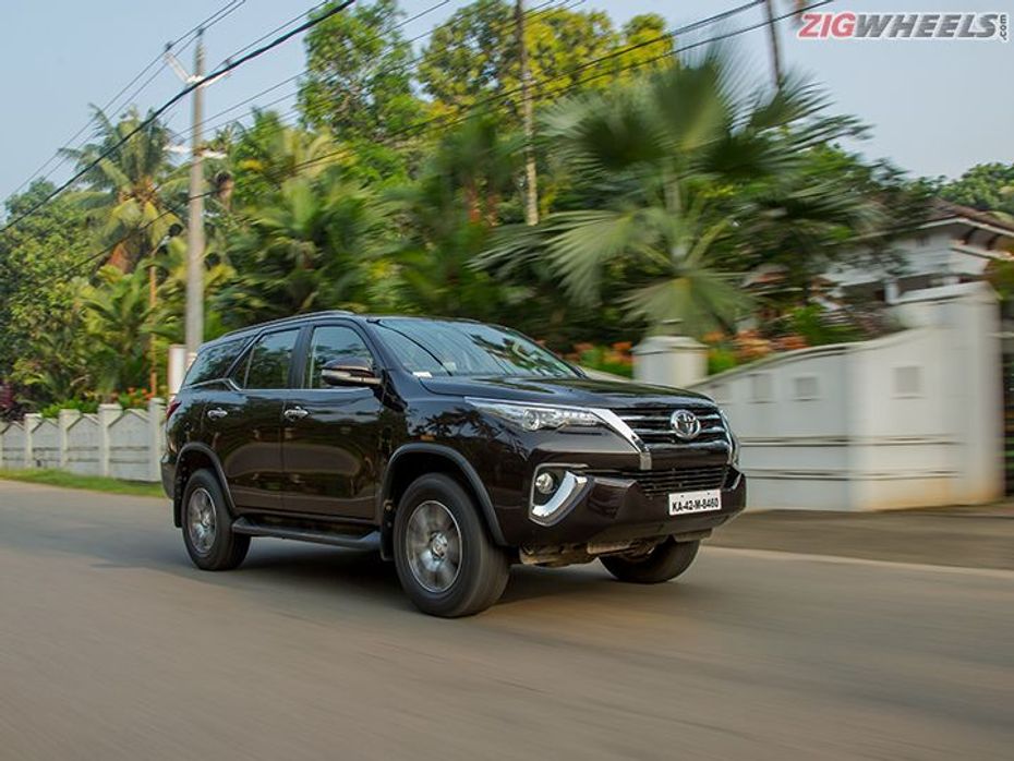New Toyota Fortuner: Action Pic