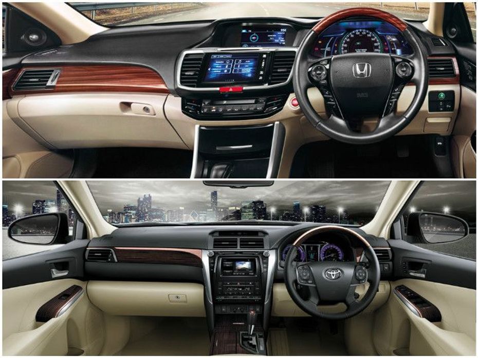 Honda Accord Hybrid & Toyota Camry Hybrid Interiors