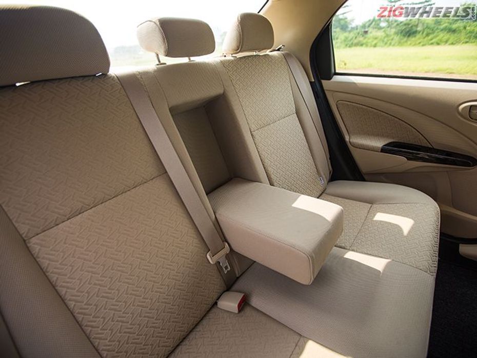 Toyota Platinum Etios - Rear Armrest
