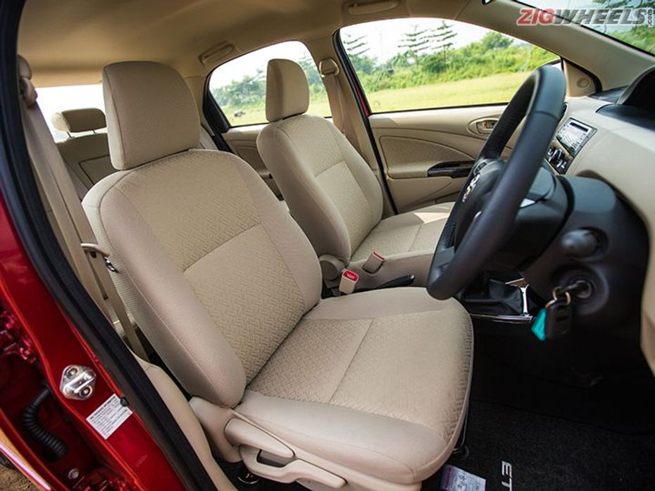 Toyota Platinum Etios - Front Seats