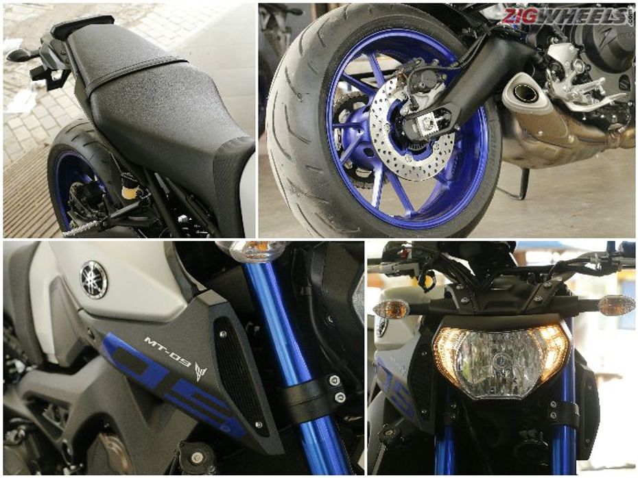 Yamaha MT-09: Detail pics